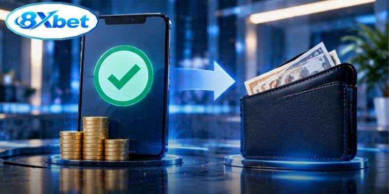 Kiểm tra dữ liệu trước mỗi lần rút tiền 8xbet
